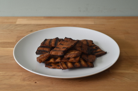 Delicious tofu jerky!