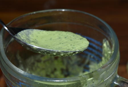 Tangy, creamy, vegan pesto!