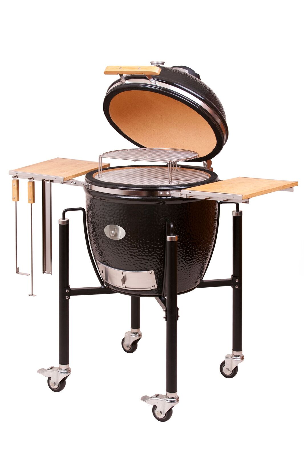 I think the Monolith Classic ceramic grill is the best grill for vegans to cook outdoors