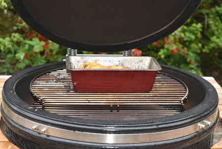 Use an old tin when baking on a barbecue - it's likely to tarnish anyway!