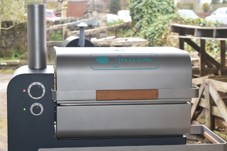 A Grillson pellet grill - a fantastic piece of kit!