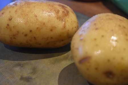 Perfect Baked Potatoes Need Coating In Olive Oil & Salt